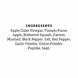 Load image into Gallery viewer, TrueMade Foods - Carolina Red Pitmaster BBQ Sauce - No Sugar - Ingredients