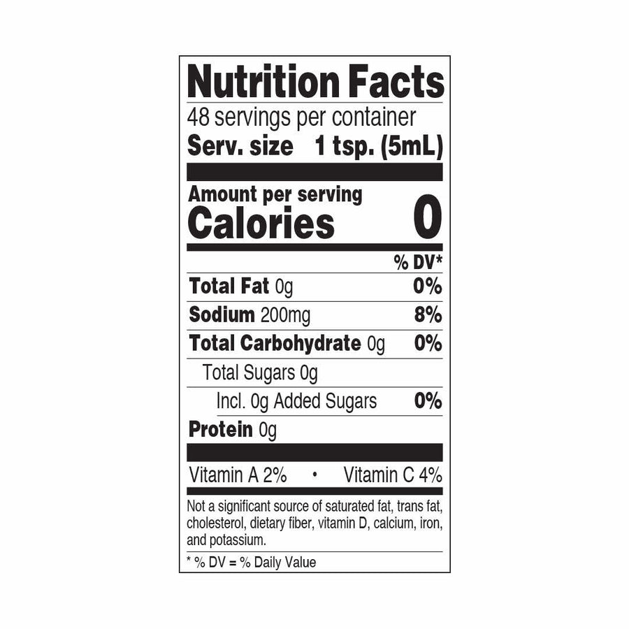 True Made Foods Cayenne Hot Sauce Nutrition Facts