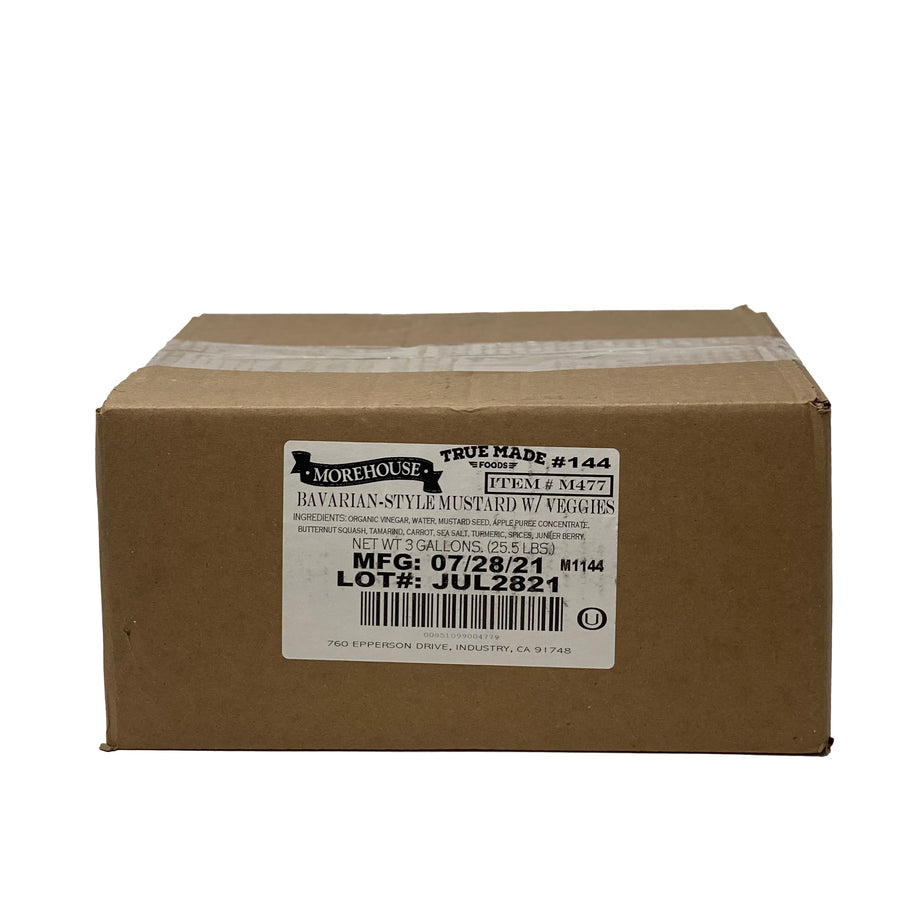 German-Style Stone Ground Mustard All-Natural Bulk 3-Gallon VolPak (Bag-in-Box)