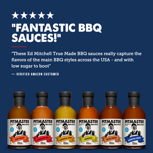 BBQ Sauce Ed Mitchell Sampler 6-Pack | True Made Foods – TrueMadeFoods