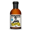 Load image into Gallery viewer, A bottle of Pitmaster BBQ Sauce, Original flavor, with a black cap and a white label featuring a black-and-white illustration of a man and a yellow banner that reads 'Original'. The sauce inside is amber-brown.
