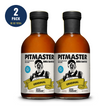 Load image into Gallery viewer, Two bottles of Pitmaster Original BBQ Sauce shown side by side on a white background, with a dark blue circular '2 PACK' badge in the top-left corner.
