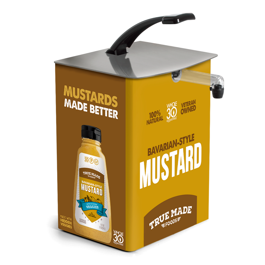 German-Style Stone Ground Mustard All-Natural Bulk 3-Gallon VolPak (Bag-in-Box)
