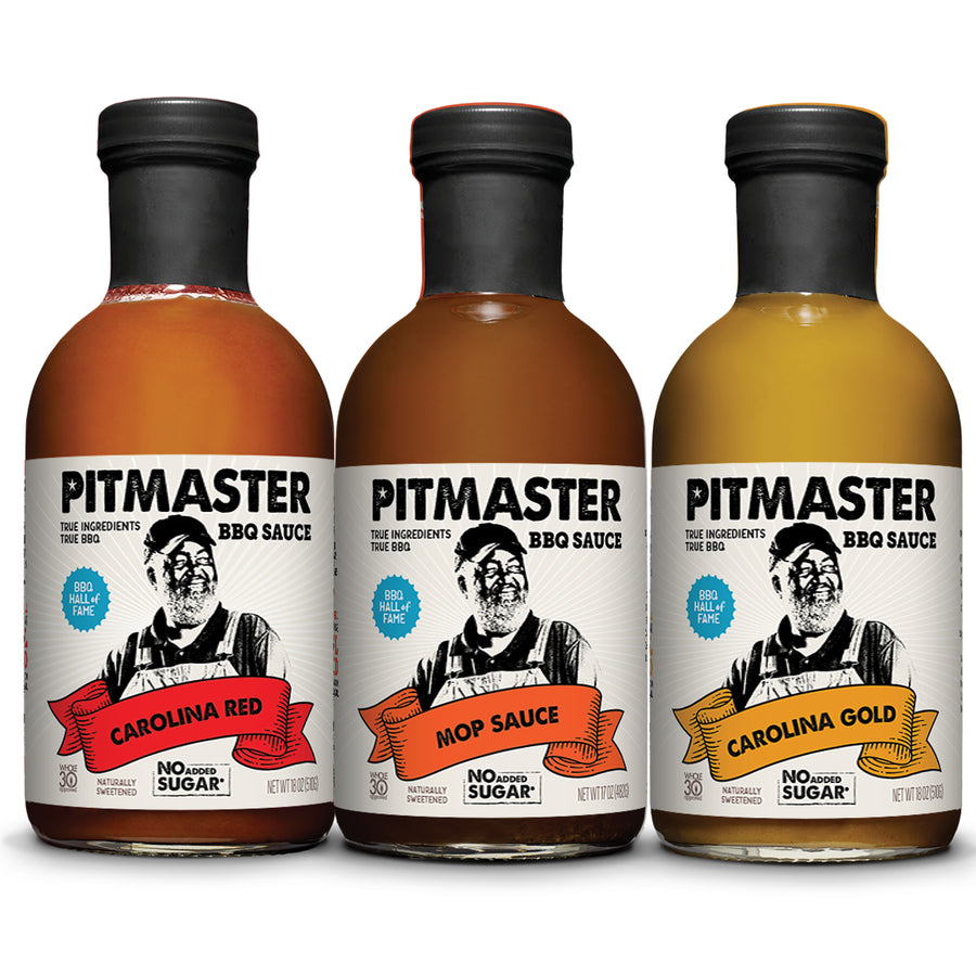 Pitmaster Texas Bold BBQ Sauce No Sugar smoky bold BBQ sauce made from real ingredients for healthier grilling