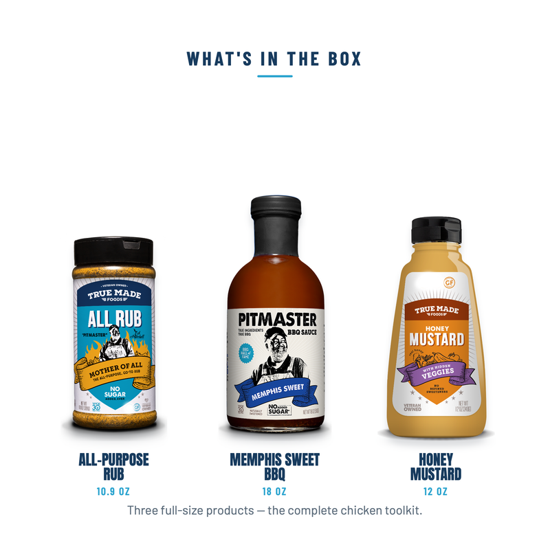 Pitmaster Poultry Pack - Everything You Need for Amazing Chicken  | No Added Sugar
