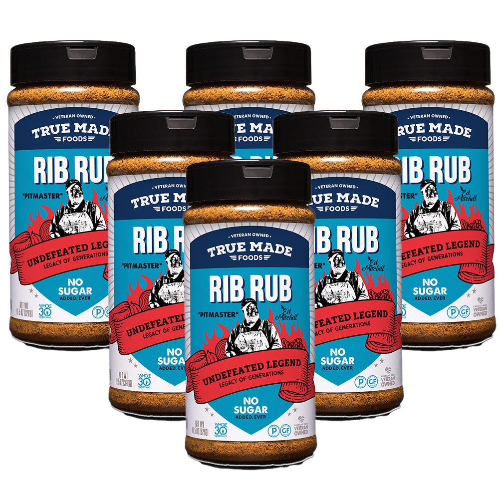 No Sugar Pitmaster BBQ Rib Rub for Ribs 11.50z| TrueMadeFoods