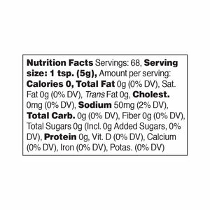 True Made Foods Yellow Mustard - Nutrition Facts