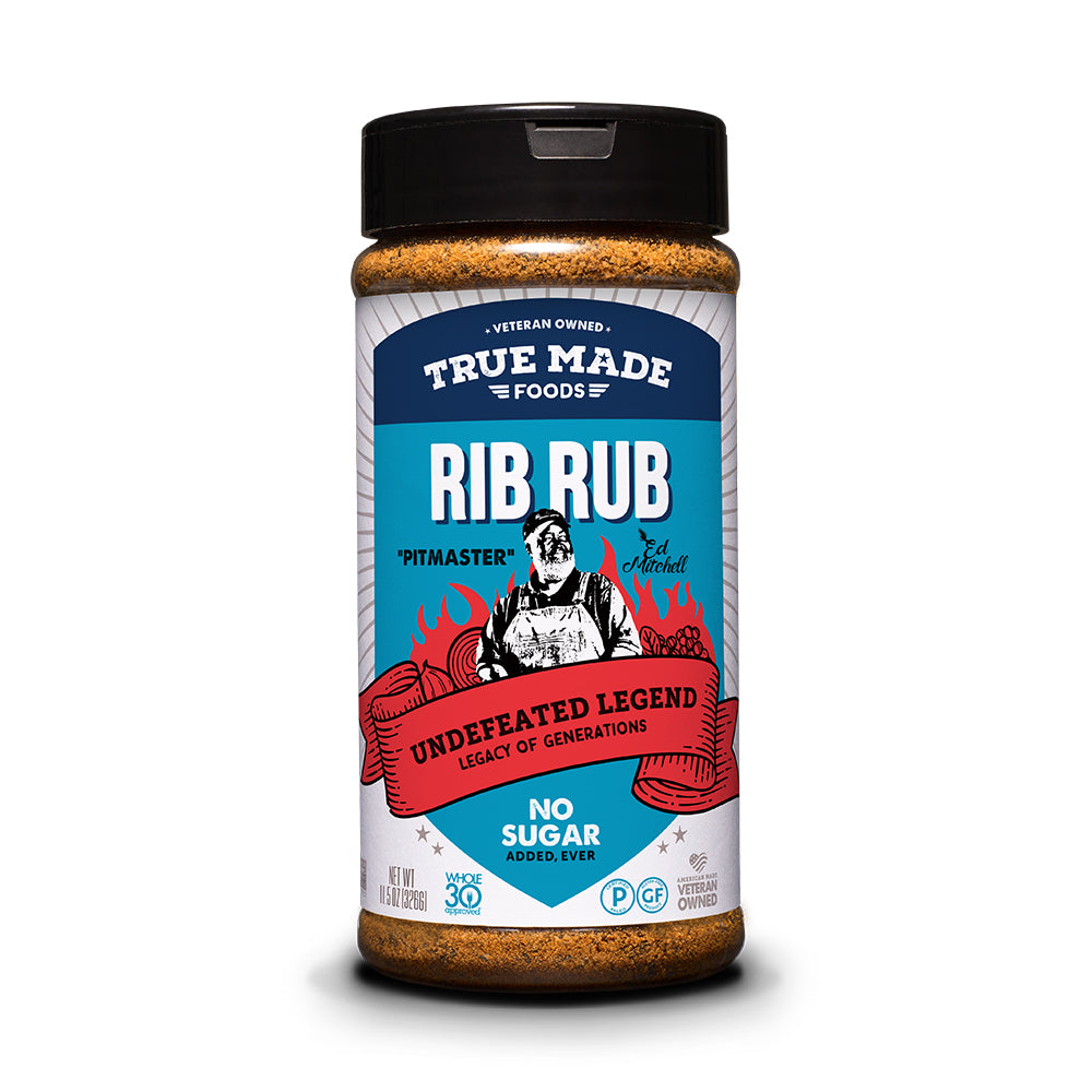 No Sugar Pitmaster BBQ Rib Rub for Ribs 11.50z| TrueMadeFoods